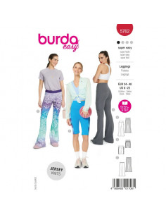 Patron Burda 5762 - Pantalons et shorts