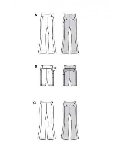 Patron Burda 5762 - Pantalons et shorts