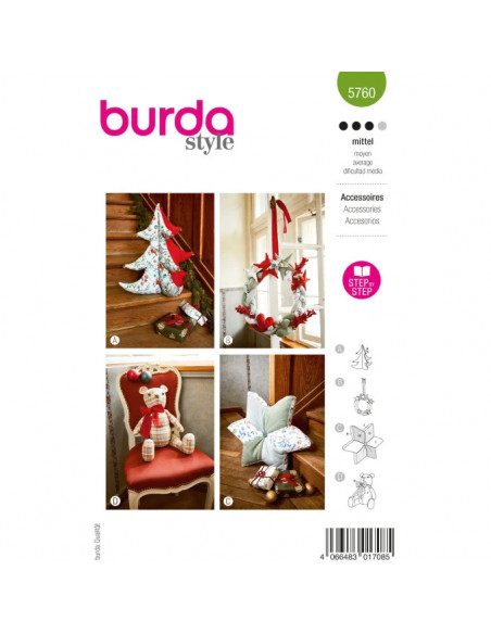 Patron Burda 5760 - DIY de Noël