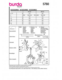 Patron Burda 5760 - DIY de Noël 2