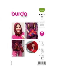 Patron Burda 5759 - Accessoires Automne/Hiver
