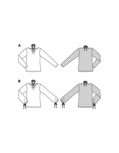 Patron Burda 5752 - Top