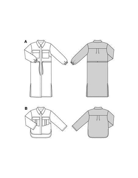 Patron Burda 5750 - Veste