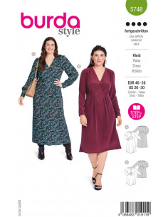 Patron Burda 5748 - Robe