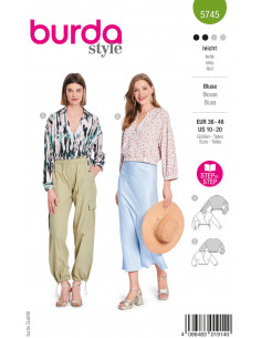 Patron Burda 5745 - Blouse