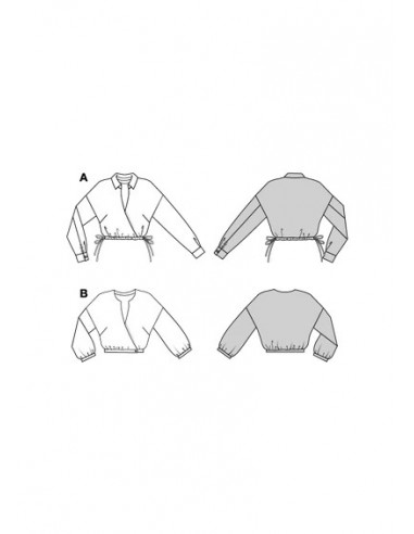 Patron Burda 5745 - Blouse