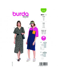Patron Burda 5742 - Robe