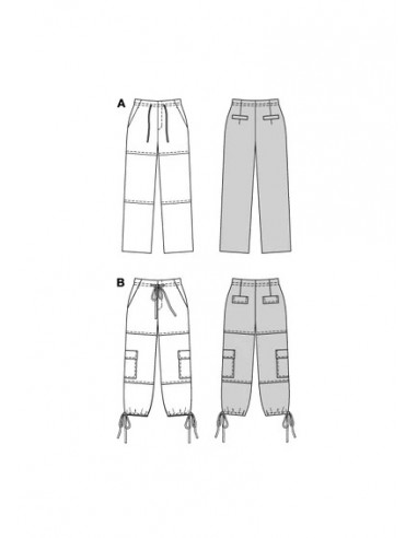 Patron Burda 5740 - Pantalon
