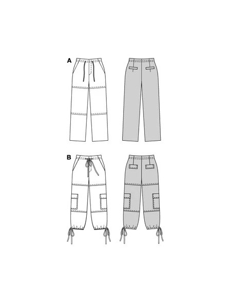 Patron Burda 5740 - Pantalon