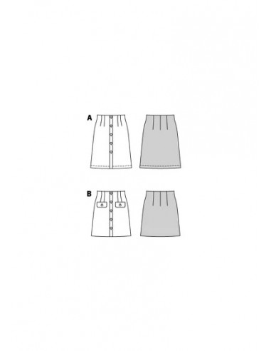 Patron Burda 5739 - Jupe
