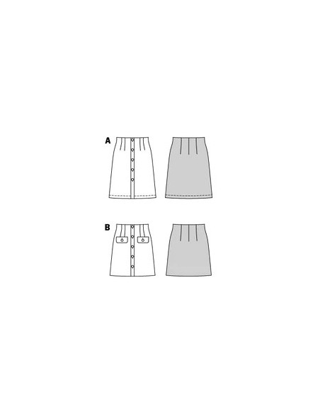 Patron Burda 5739 - Jupe