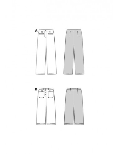 Patron Burda 5735 - Pantalon