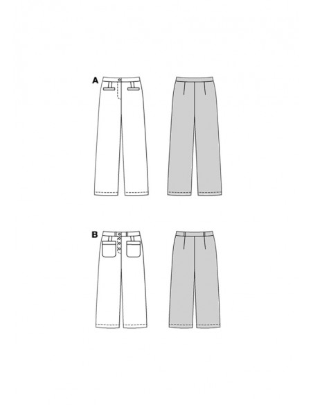 Patron Burda 5735 - Pantalon