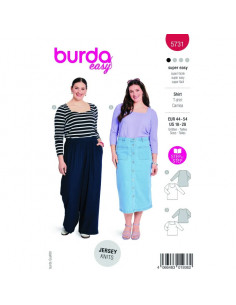 Patron Burda 5731 - Top