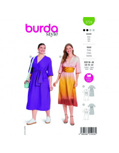Patron Burda 5724 - Robe