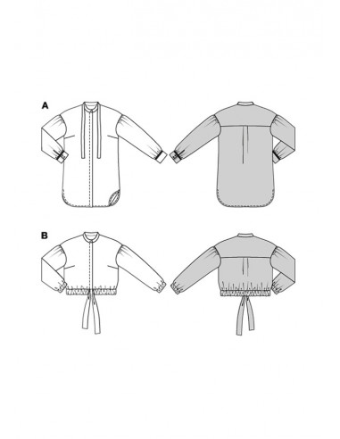 Patron Burda 5723 - Blouse