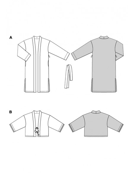 Patron Burda 5720 - Kimono & Veste