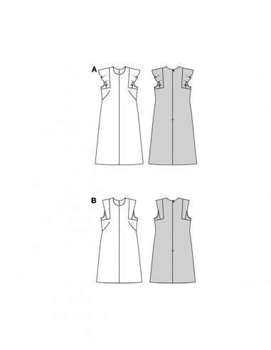 Patron Burda 5719 - Robe