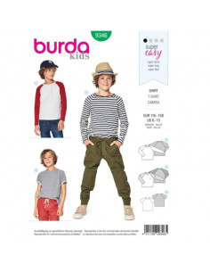 Patron Burda  Kids 9346 T shirt
