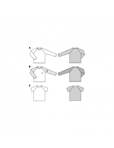 Patron Burda  Kids 9346 T shirt