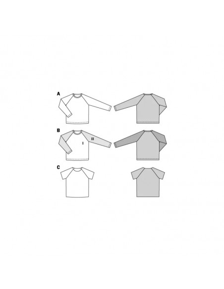 Patron Burda  Kids 9346 T shirt