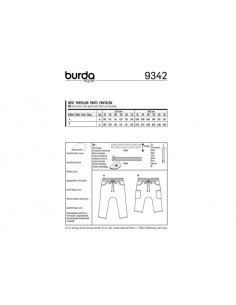 Patron Burda  Kids 9342 Pantalon 2