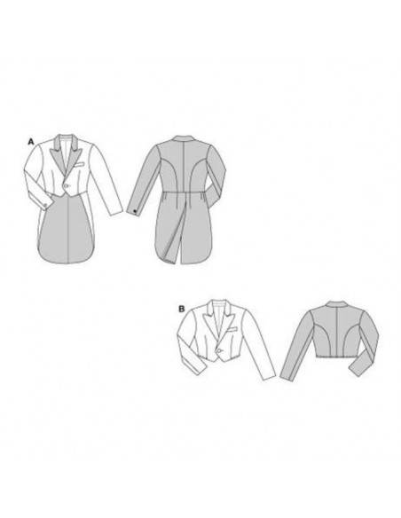 Patron Burda Carnaval 2530 - Déguisement  Veste Gentleman & Highlander Homme