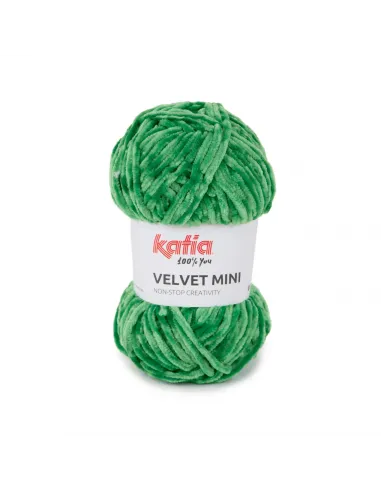 Fil Katia, Velvet Mini, Coloris au choix, Crochet 6-6.5mm, 100% Polyester