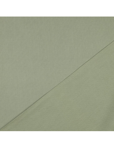 Tissu, Canvas Uni, Vert Kaki Clair, Laize 140 cm, 100% Coton 322g/m²
