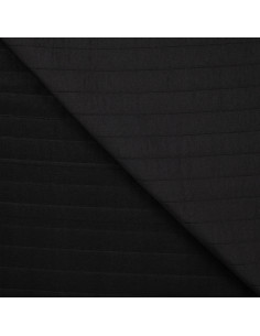 Matelassée léger Jessica, rayures, noir 2