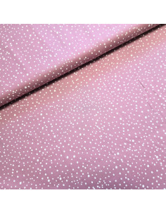 Popeline de coton, pois, vieux rose