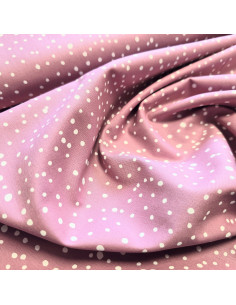 Popeline de coton, pois, vieux rose 2