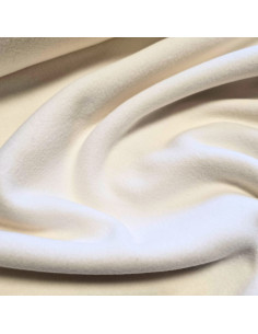 Polaire de coton, écru