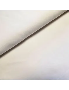 Tissu, Polaire de Coton Uni, Écru, Laize 150 cm, 100% Coton 300g/m² 2