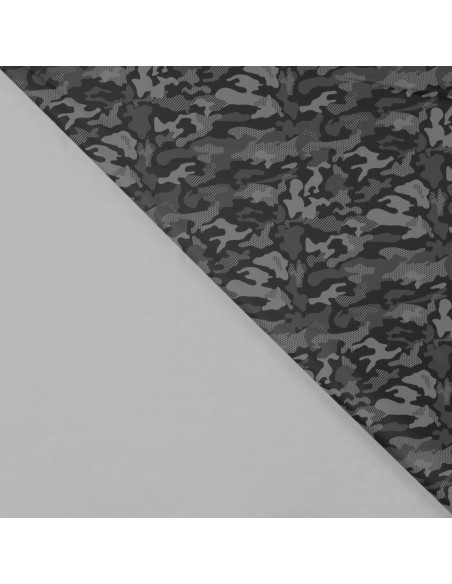 Tissu, Jersey Lycra Camouflage, Noir, Laize 150 cm, Polyester Spandex