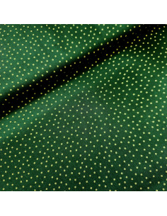 Coton de noël, pois dorés, vert