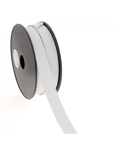 Élastique maille, 20mm, blanc