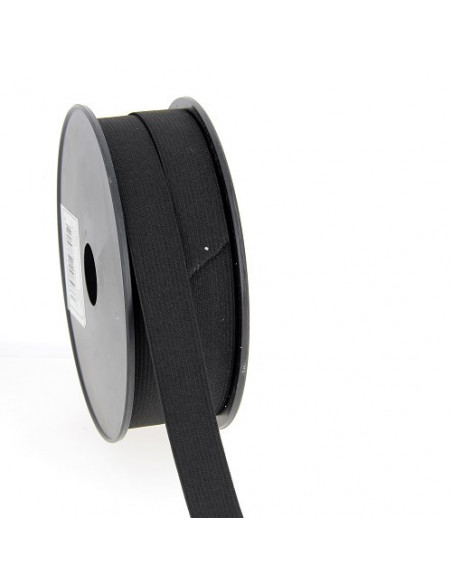 Élastique maille, 20mm, noir