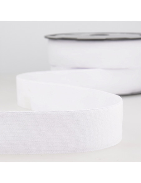 Élastique boxer, 35mm, blanc