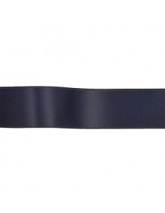 Ruban satin, 11mm, bleu marine foncé
