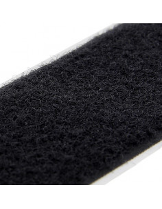 Auto-agrippant à coudre, coté velours, 50mm, noir