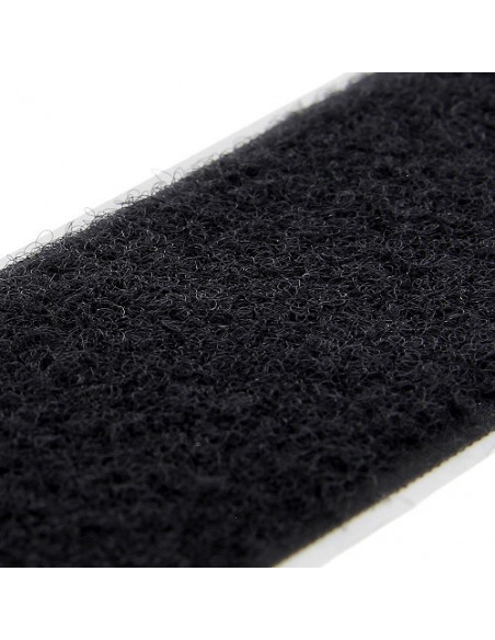 Auto-agrippant à coudre, coté velours, 50mm, noir