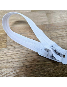 Fermeture Eclair Z45, blanc , 20cm