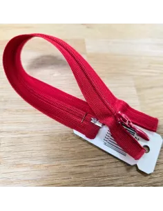 Fermeture à glissière Prym Z45 rouge 25 cm | Zephyr Tissus