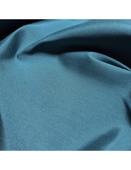Tissu, Toile d'Extérieur Unie Déperlante, Bleu Pétrole, Laize 150 cm, 100% Polypropylène 271g/m²