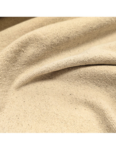 Coton tissé lourd, écru / naturel
