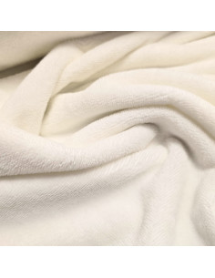 Tissu, Éponge de Bambou Doudou, Écru, Laize 150 cm, 60% Bambou 250g/m² 2