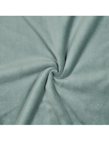Tissu, Polaire Doudou Double Face, Vert Pâle, Laize 145 cm, 100% Polyester 260g/m²