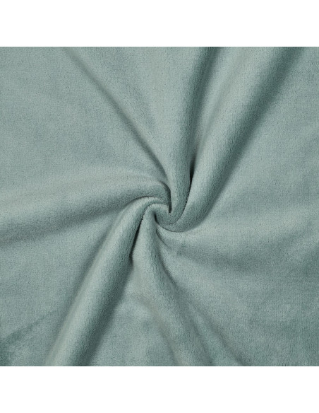 Tissu, Polaire Doudou Double Face, Vert Pâle, Laize 145 cm, 100% Polyester 260g/m²