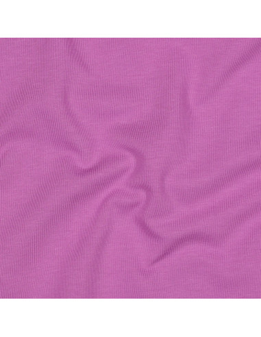 Tissu, Jersey de Coton Uni, Mauve, Laize 145 cm, Coton Stretch Oeko-Tex